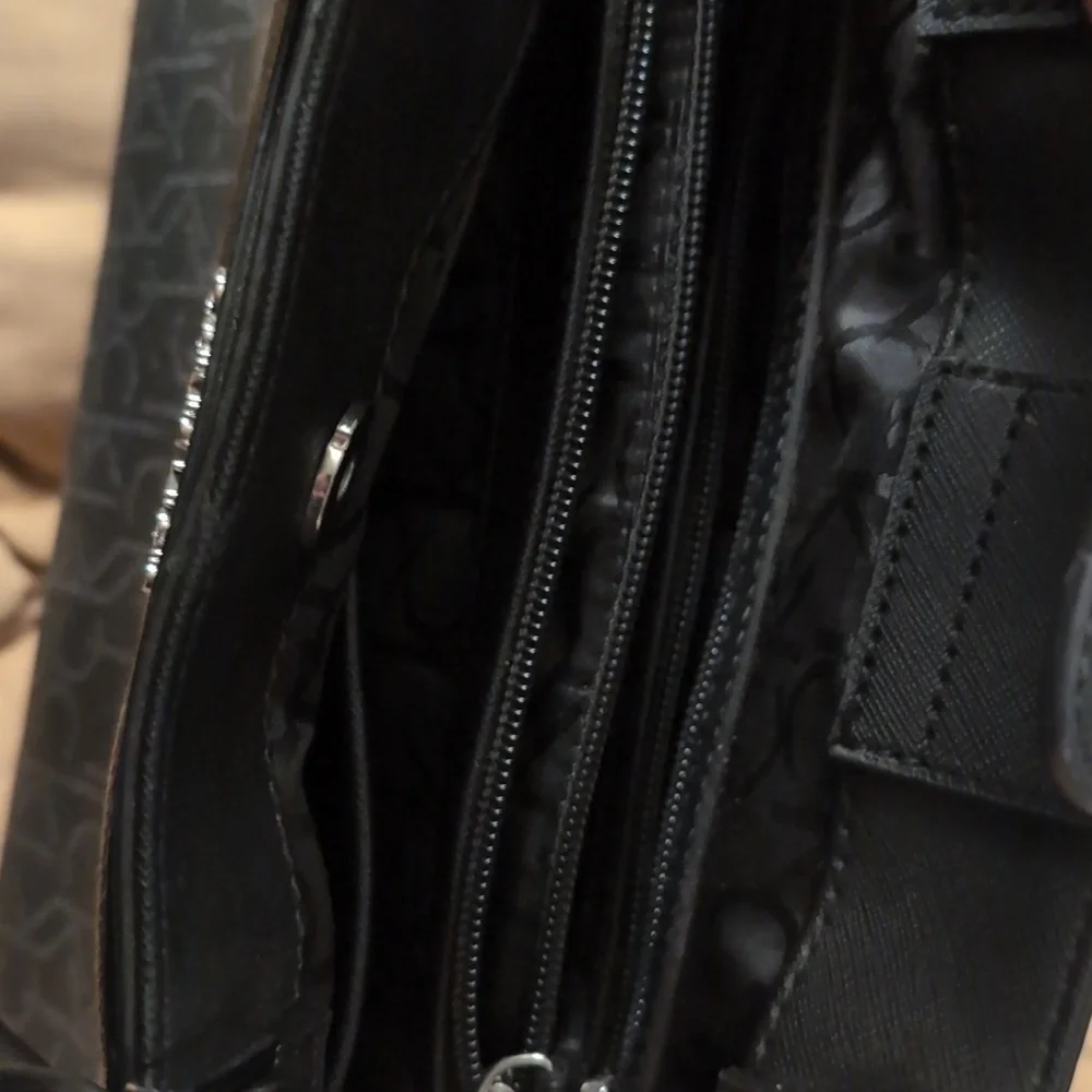 Calvin Klein Satchel with Structured Design and Multiple Pockets - Picture 8 of 10